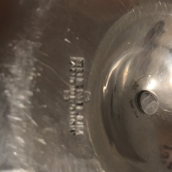 Beautiful vintage embossed silver plated hurricane style glass candle holder - Picture 9 of 13